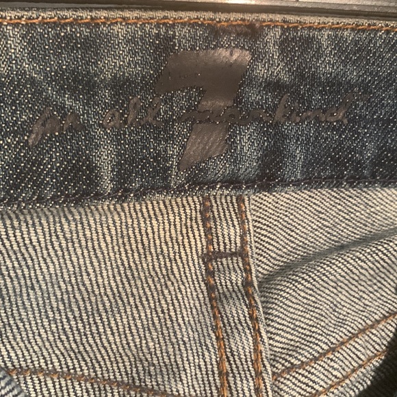 7 for all mankind Swarovski crystal ‘A’ pocket boot cut jeans - Picture 7 of 10